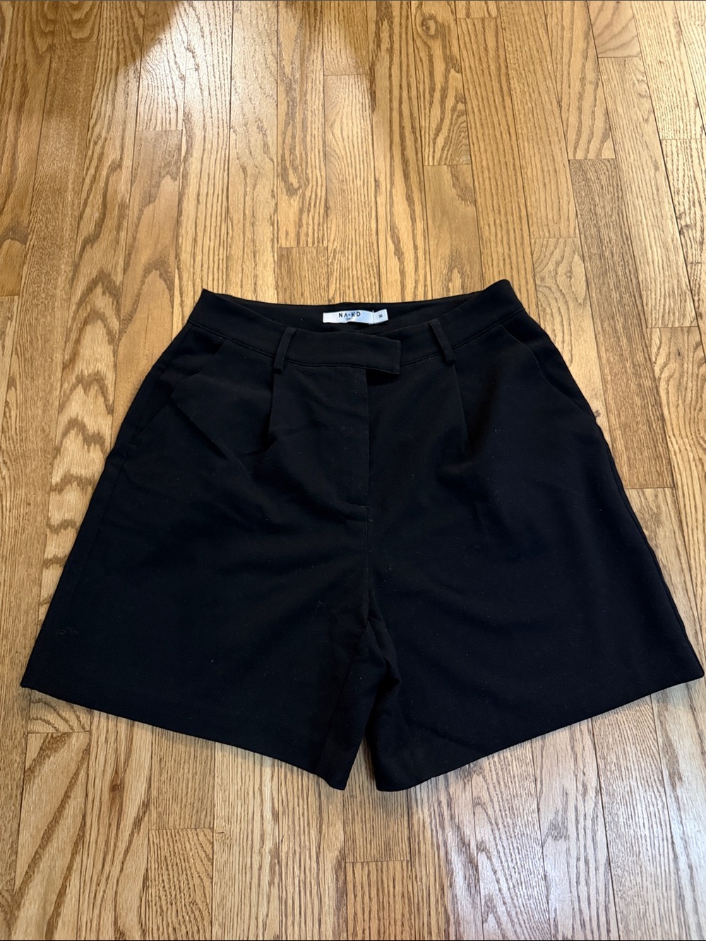 Black Suit Shorts